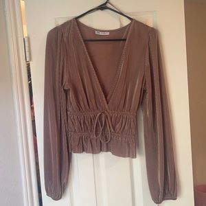 Zara beige top